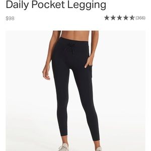 Vuori women’s Daily Pocket leggings - black